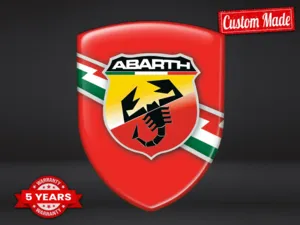 Fiat Abarth Emblemas Auto Elegantes Máximo Deporte Duradero